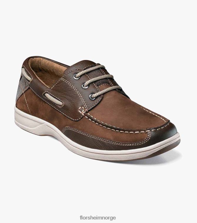 nei Florsheim menn fottøy lakeside moc toe oxford brun 08PX62366