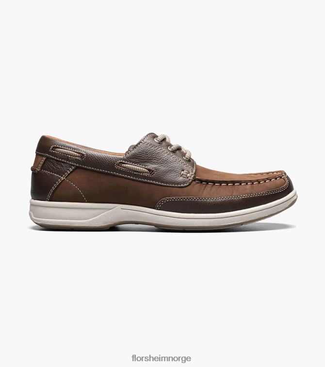nei Florsheim menn fottøy lakeside moc toe oxford brun 08PX62366