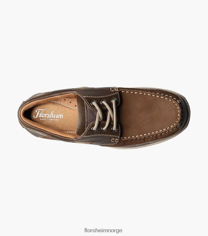 nei Florsheim menn fottøy lakeside moc toe oxford brun 08PX62366