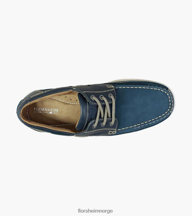 nei Florsheim menn fottøy lakeside moc toe oxford marinen 08PX62365