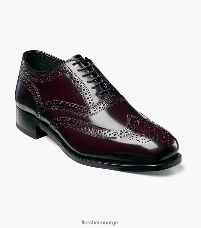 nei Florsheim menn fottøy lexington vingetip oxford burgunder 08PX62170