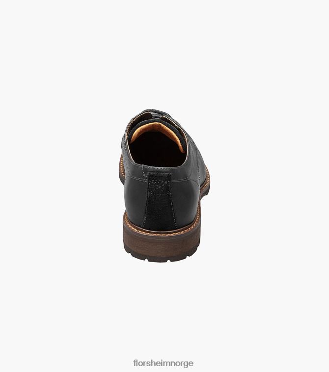 nei Florsheim menn fottøy lodge moc toe oxford svart ch 08PX62217