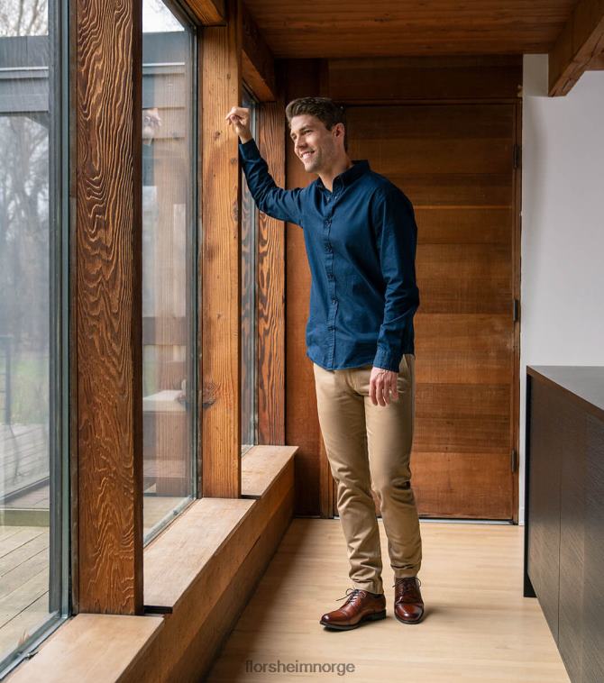 nei Florsheim menn fottøy midtkappe tå oxford konjakk 08PX62286