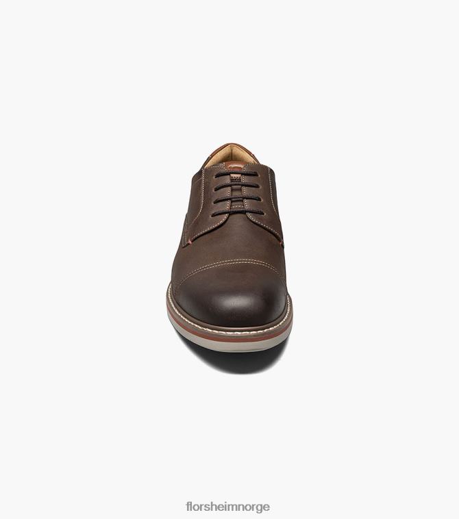 nei Florsheim menn fottøy norwalk cap toe oxford brun lm 08PX6286