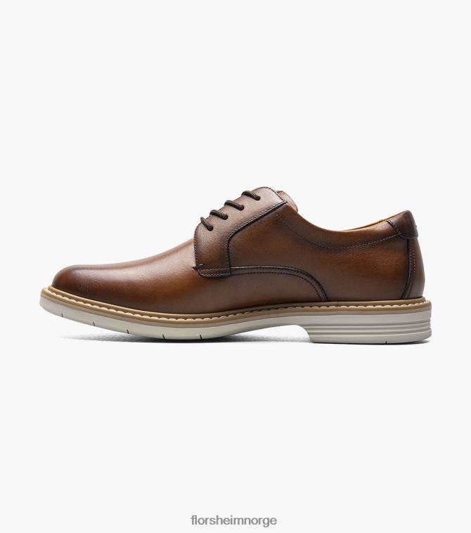 nei Florsheim menn fottøy norwalk plain toe oxford cognac multi 08PX6281