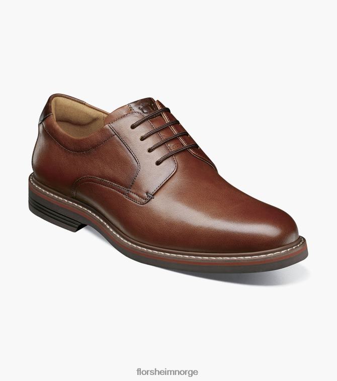 nei Florsheim menn fottøy norwalk plain toe oxford konjakk ramlet 08PX6283