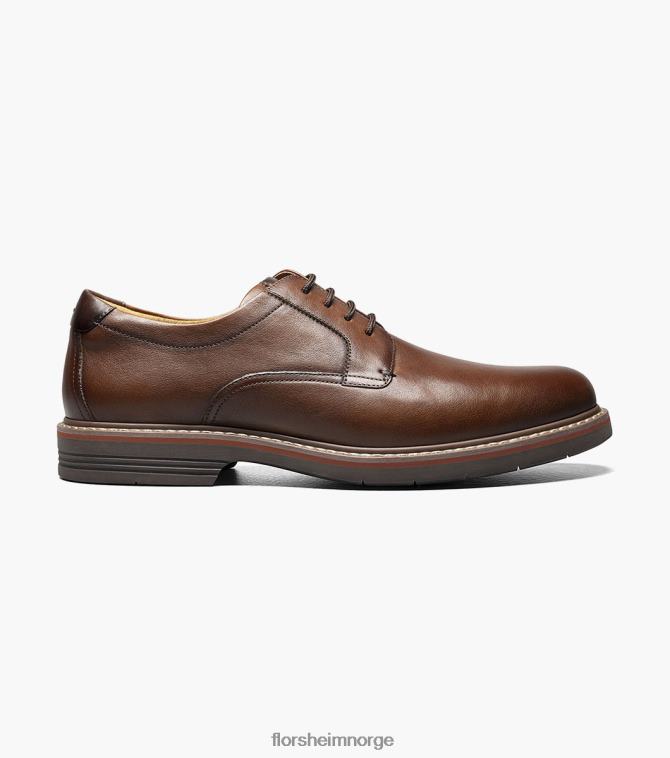 nei Florsheim menn fottøy norwalk plain toe oxford konjakk ramlet 08PX6283