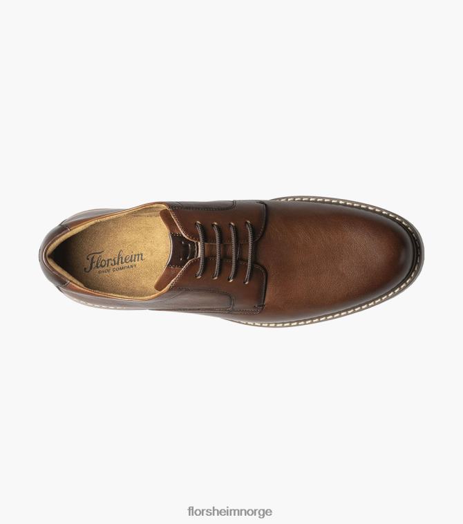 nei Florsheim menn fottøy norwalk plain toe oxford konjakk ramlet 08PX6283
