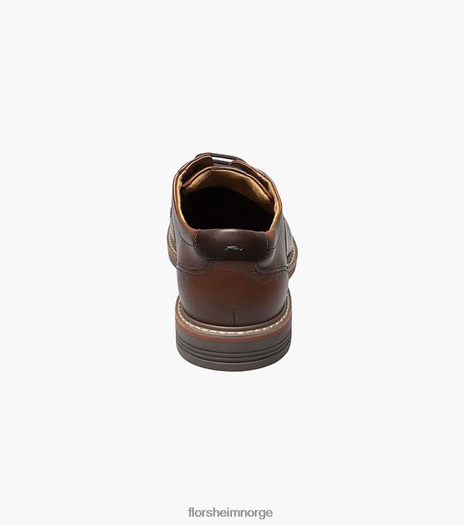 nei Florsheim menn fottøy norwalk plain toe oxford konjakk ramlet 08PX6283