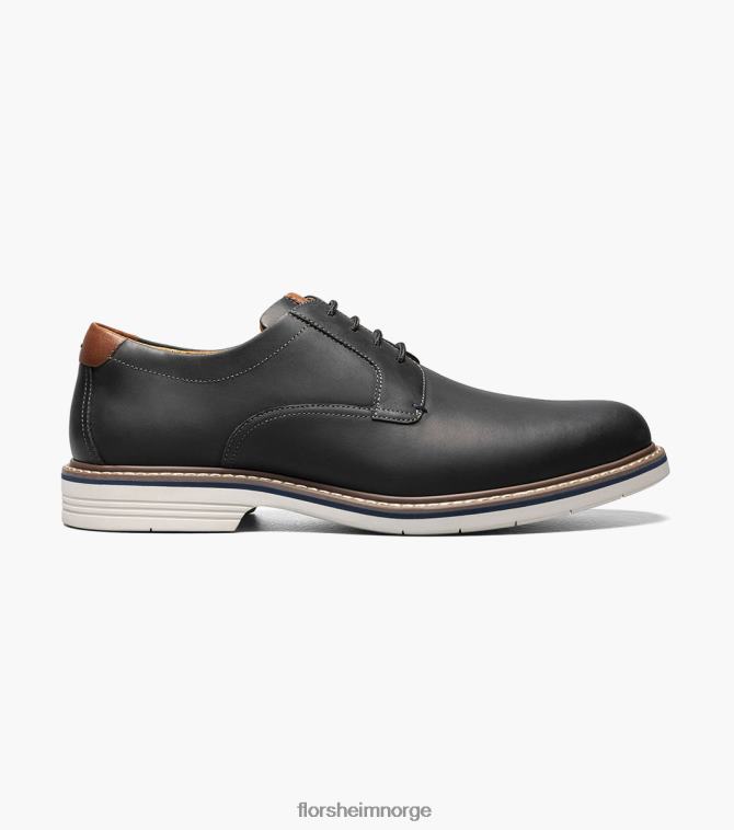 nei Florsheim menn fottøy norwalk plain toe oxford svart ch 08PX6285