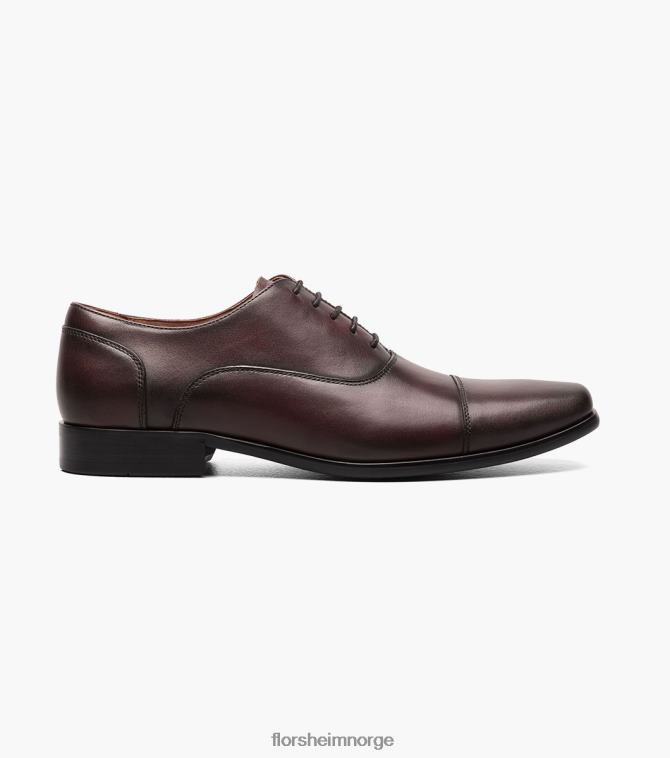 nei Florsheim menn fottøy postino 1 cap toe balmoral oxford vin 08PX62118