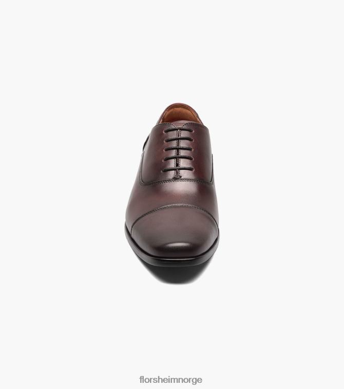 nei Florsheim menn fottøy postino 1 cap toe balmoral oxford vin 08PX62118