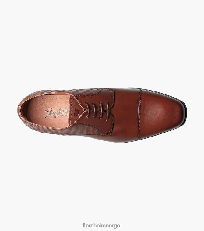 nei Florsheim menn fottøy postino 1 cap toe oxford konjakk 08PX62119