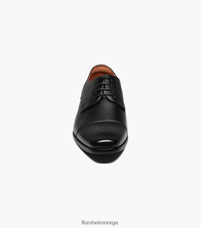 nei Florsheim menn fottøy postino 1 cap toe oxford svart 08PX62120