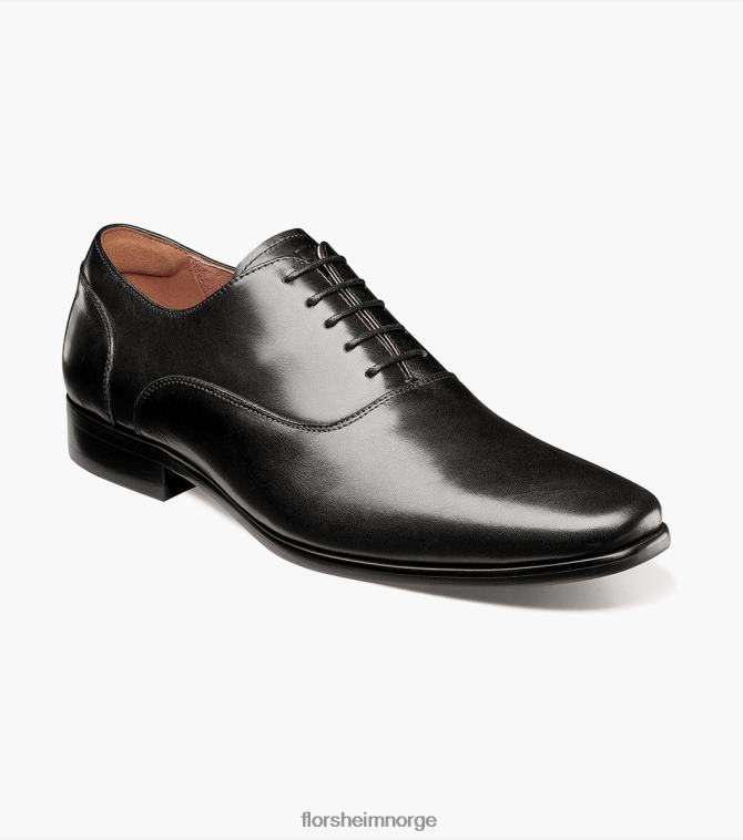 nei Florsheim menn fottøy postino 2 vanlig tå balmoral oxford svart glatt 08PX62126