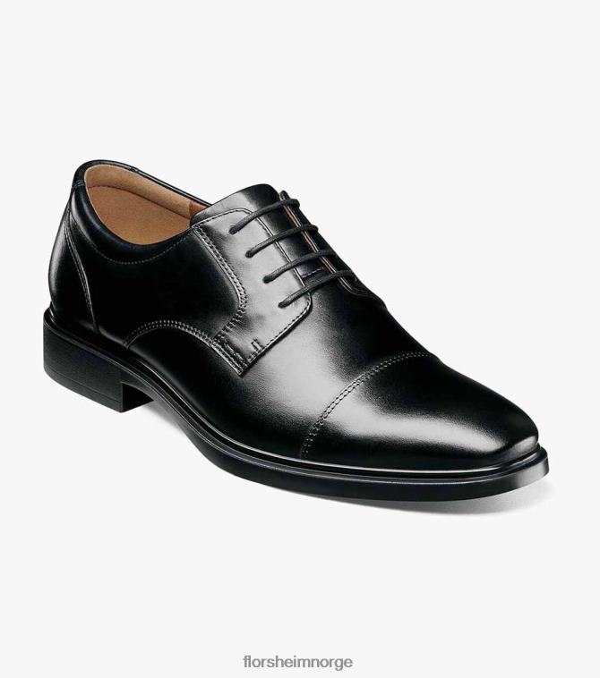 nei Florsheim menn fottøy prognose vanntett cap toe oxford svart 08PX62206
