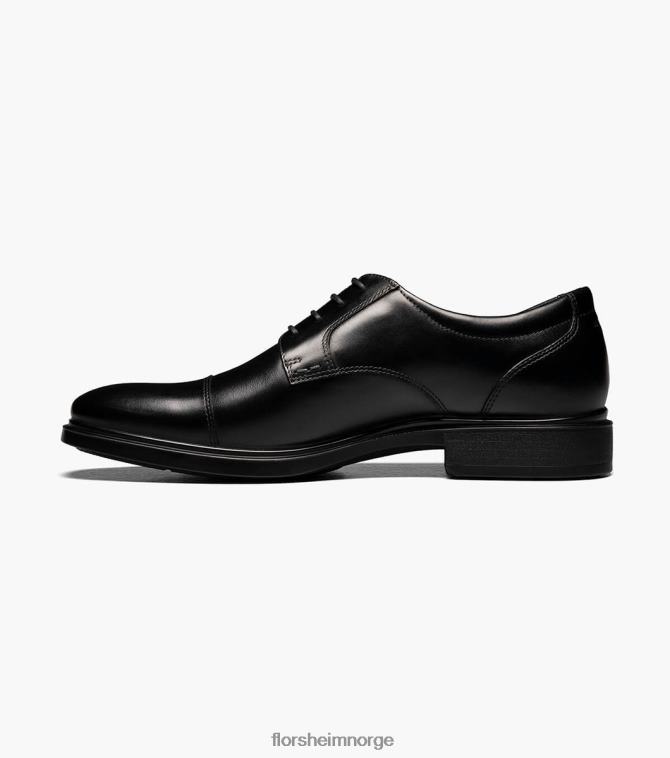 nei Florsheim menn fottøy prognose vanntett cap toe oxford svart 08PX62206