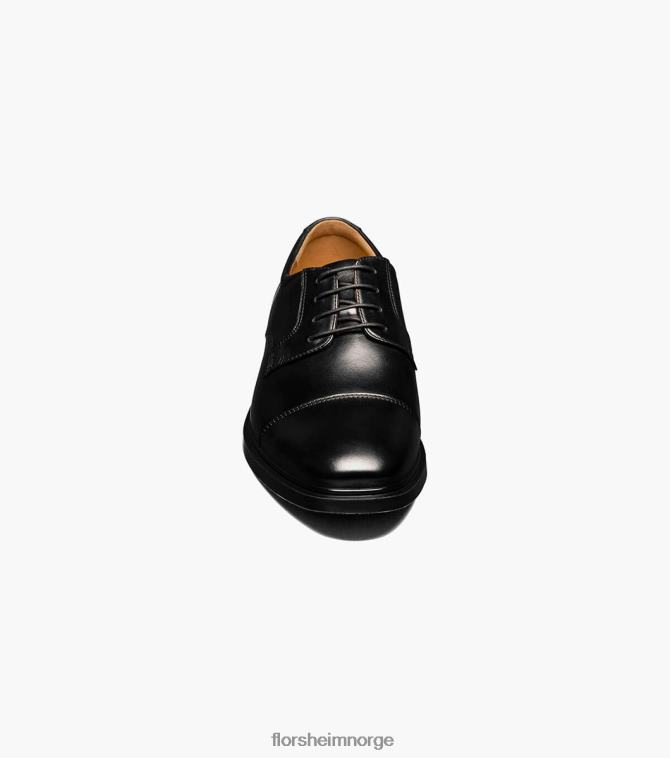 nei Florsheim menn fottøy prognose vanntett cap toe oxford svart 08PX62206