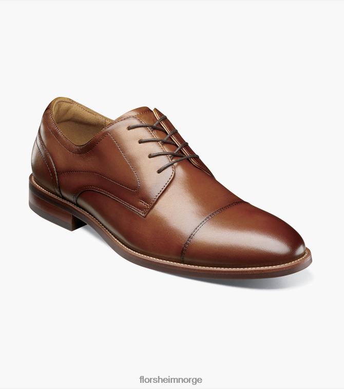 nei Florsheim menn fottøy rucci cap toe oxford konjakk 08PX6253