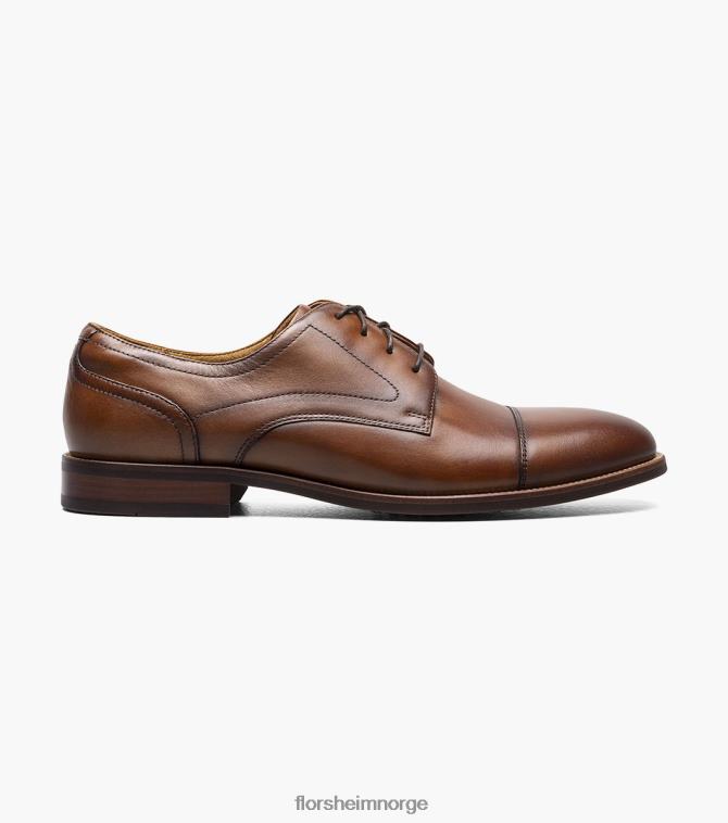 nei Florsheim menn fottøy rucci cap toe oxford konjakk 08PX6253