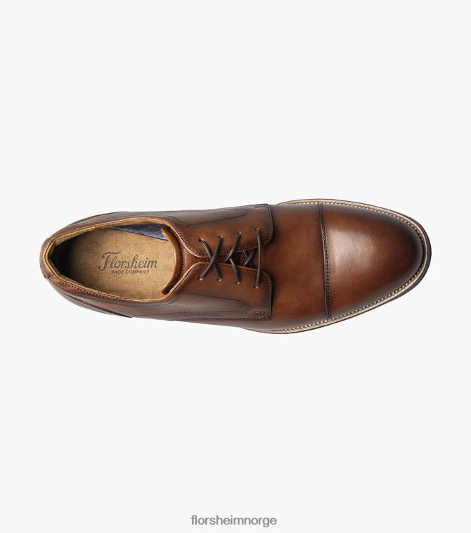 nei Florsheim menn fottøy rucci cap toe oxford konjakk 08PX6253