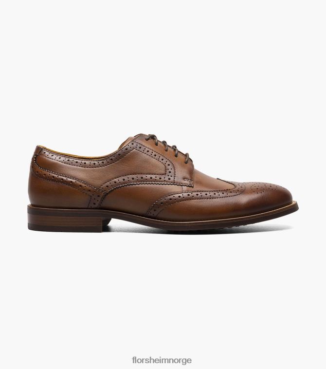 nei Florsheim menn fottøy rucci vingetip oxford konjakk 08PX6251