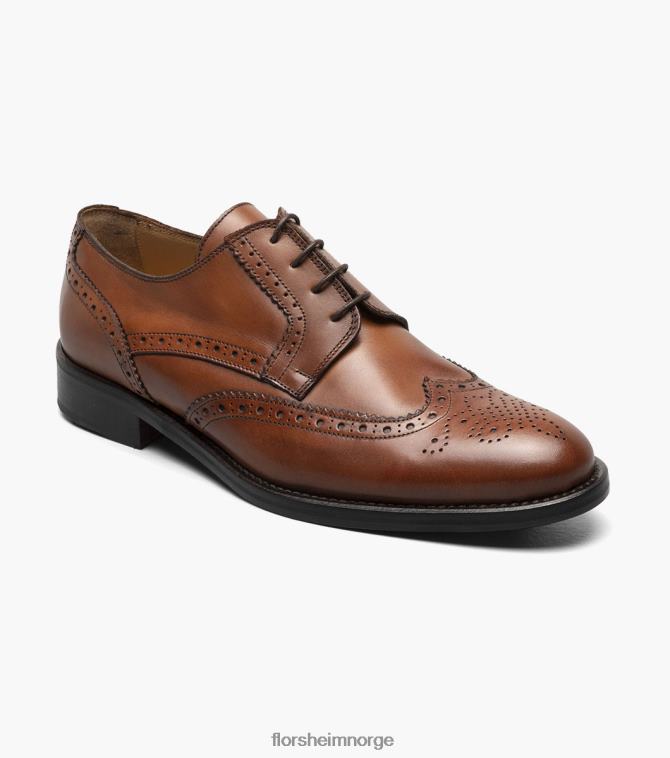 nei Florsheim menn fottøy russell vingespiss perf oxford tan 08PX62214