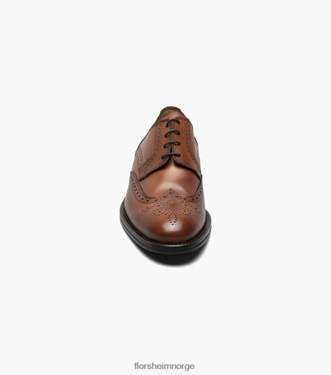nei Florsheim menn fottøy russell vingespiss perf oxford tan 08PX62214