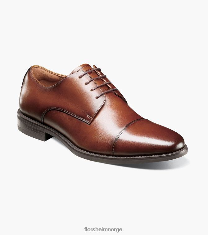 nei Florsheim menn fottøy santucci cap toe oxford konjakk 08PX62158