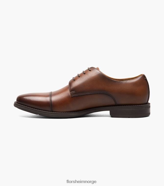 nei Florsheim menn fottøy santucci cap toe oxford konjakk 08PX62158