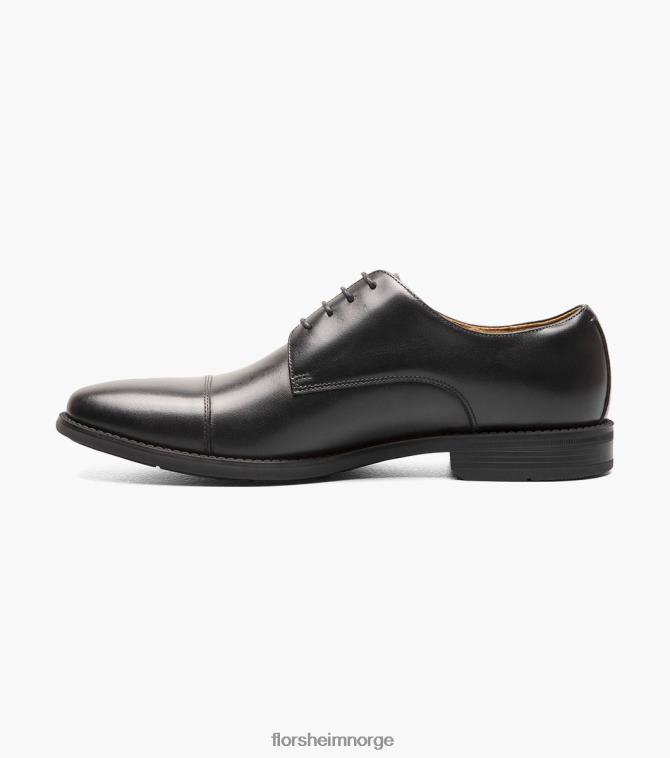 nei Florsheim menn fottøy santucci cap toe oxford svart 08PX62159