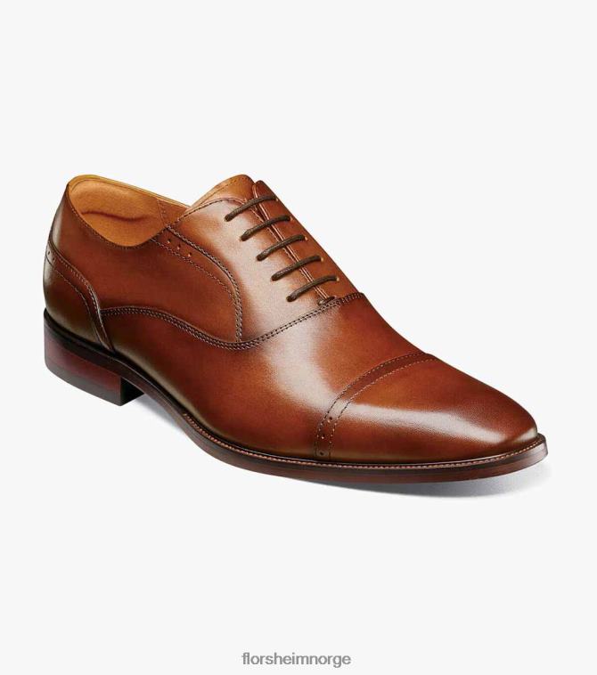 nei Florsheim menn fottøy sorrento cap toe oxford konjakk 08PX62142