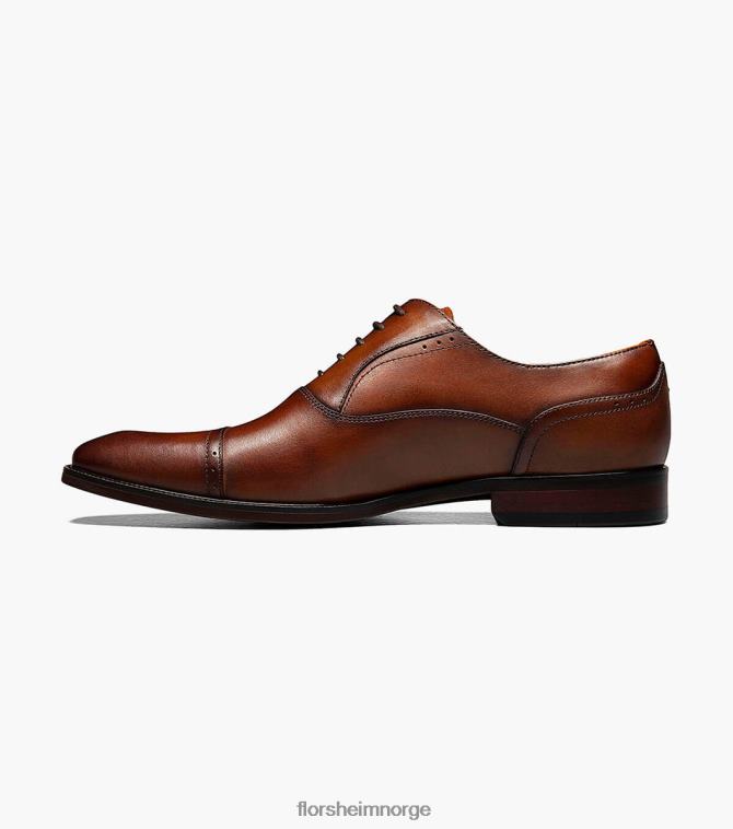nei Florsheim menn fottøy sorrento cap toe oxford konjakk 08PX62142