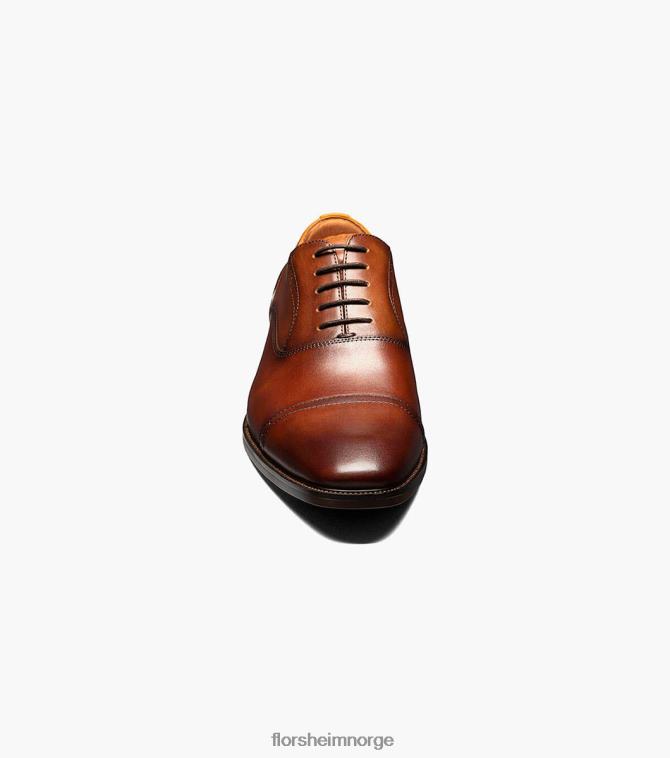 nei Florsheim menn fottøy sorrento cap toe oxford konjakk 08PX62142