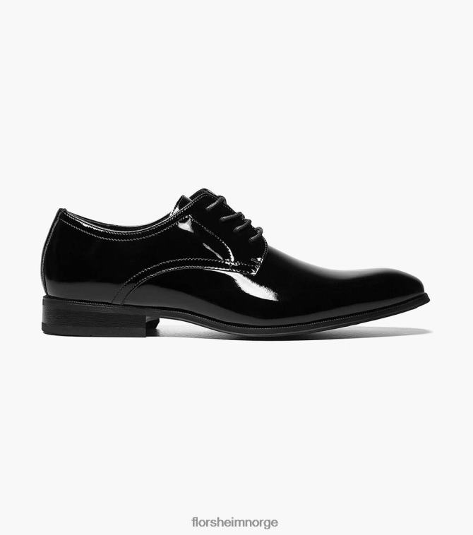 nei Florsheim menn fottøy tux vanlig tå oxford svart patent 08PX62176