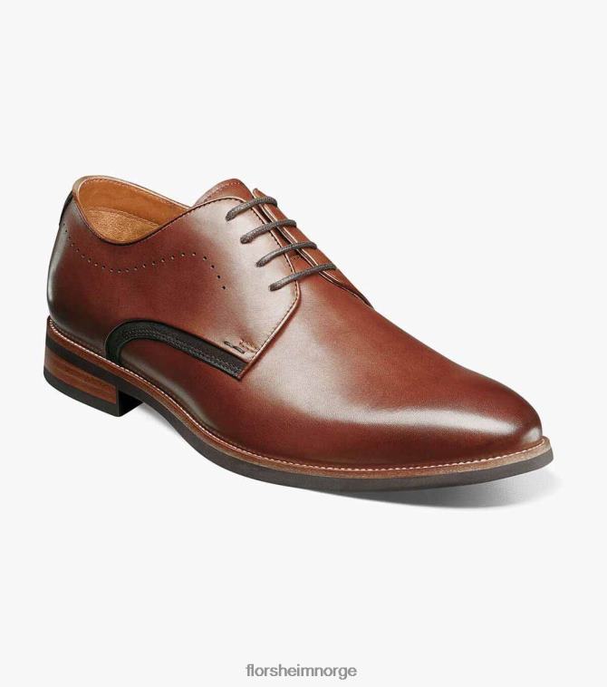 nei Florsheim menn fottøy uptown plain toe oxford konjakk 08PX62239