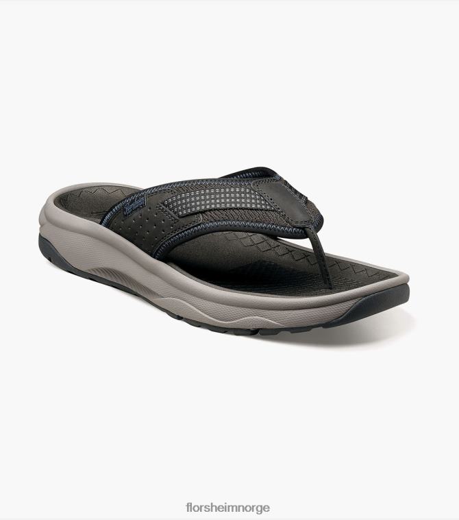 nei Florsheim menn fottøy tread lite 2 string-sandal svart 08PX62372