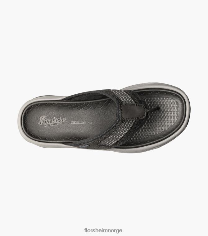 nei Florsheim menn fottøy tread lite 2 string-sandal svart 08PX62372