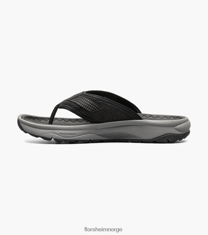 nei Florsheim menn fottøy tread lite 2 string-sandal svart 08PX62372