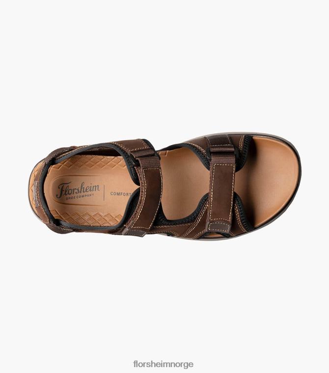 nei Florsheim menn fottøy venture elvesandaler brun lm 08PX62379