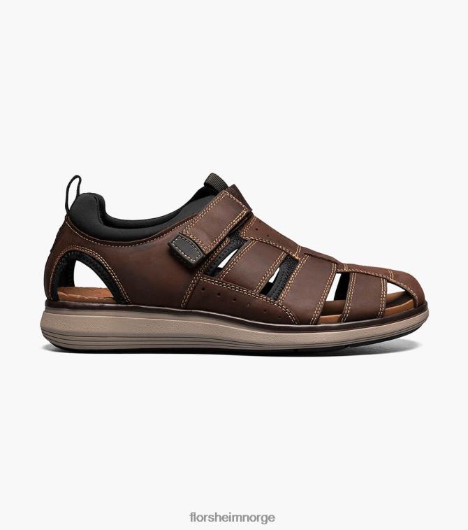 nei Florsheim menn fottøy venture fisherman sandal brun lm 08PX62376