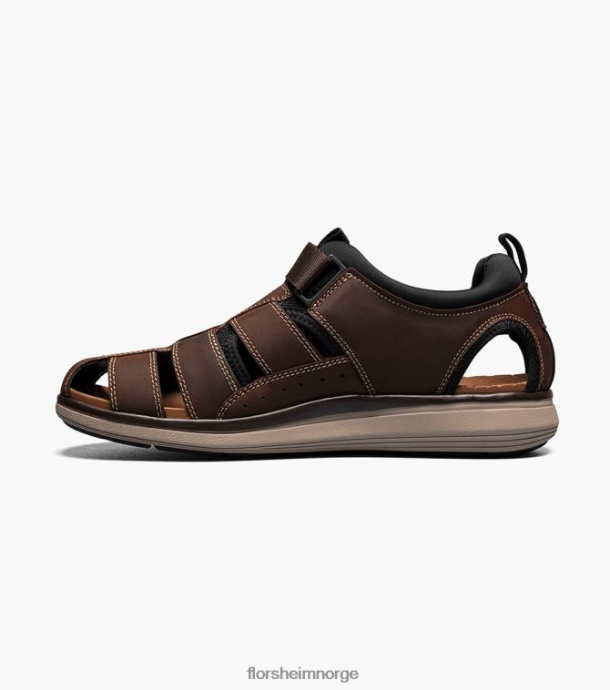 nei Florsheim menn fottøy venture fisherman sandal brun lm 08PX62376
