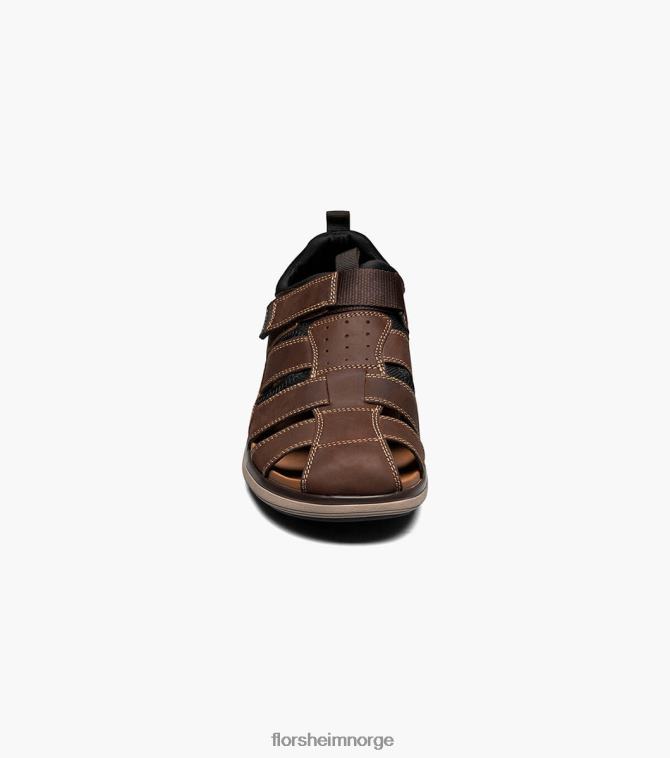 nei Florsheim menn fottøy venture fisherman sandal brun lm 08PX62376