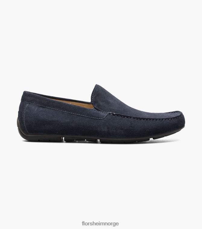 nei Florsheim menn fottøy talladega moc toe venetiansk sjåfør marineblå semsket skinn 08PX62100