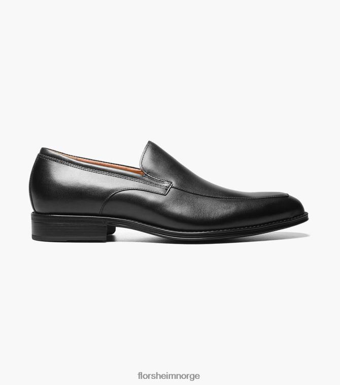 nei Florsheim menn fottøy amelio moc toe venetiansk slip på svart 08PX62258