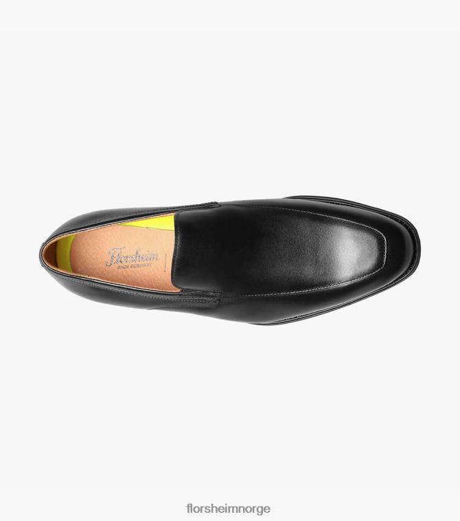nei Florsheim menn fottøy amelio moc toe venetiansk slip på svart 08PX62258