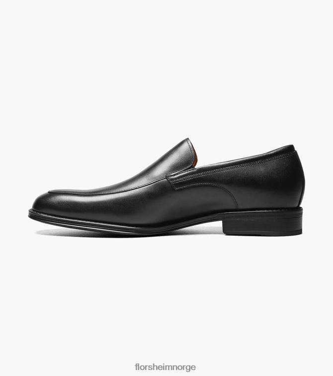 nei Florsheim menn fottøy amelio moc toe venetiansk slip på svart 08PX62258