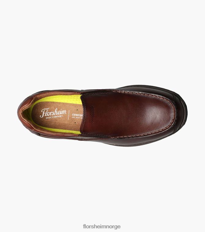 nei Florsheim menn fottøy great lakes moc toe slip på brun 08PX62358