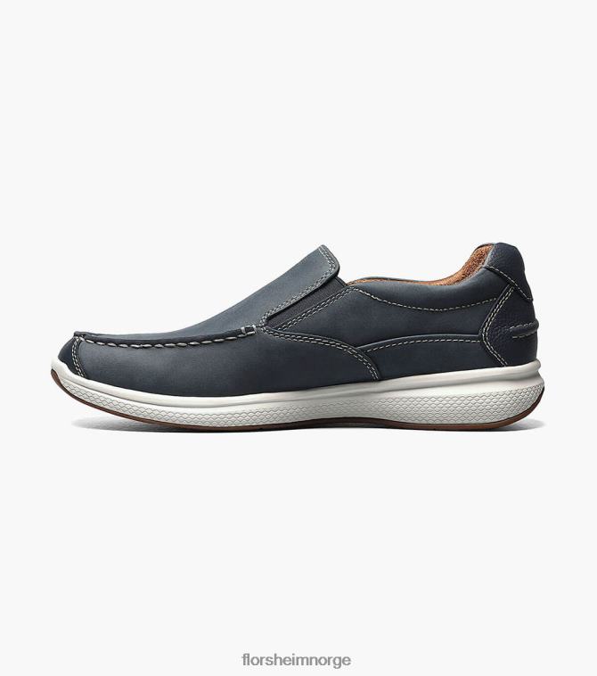 nei Florsheim menn fottøy great lakes moc toe slip på indigo 08PX62357