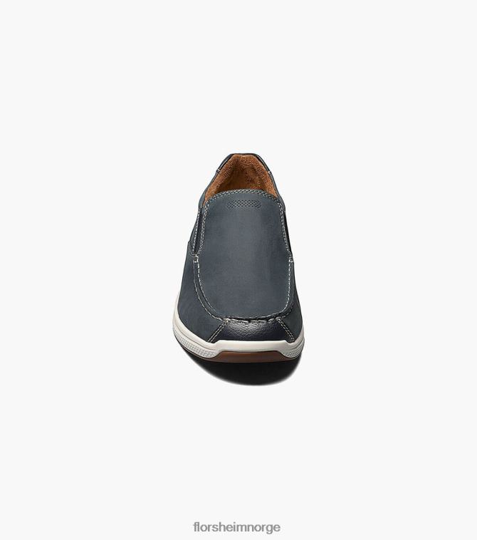 nei Florsheim menn fottøy great lakes moc toe slip på indigo 08PX62357